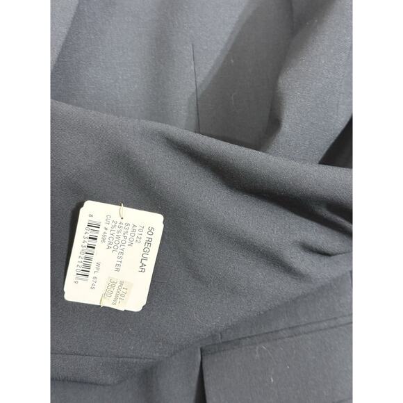 NWT Jean-Paul Germain Blazer 50 Regular Ardon Dark Blue Navy Wool Blend $395 - Picture 3 of 4